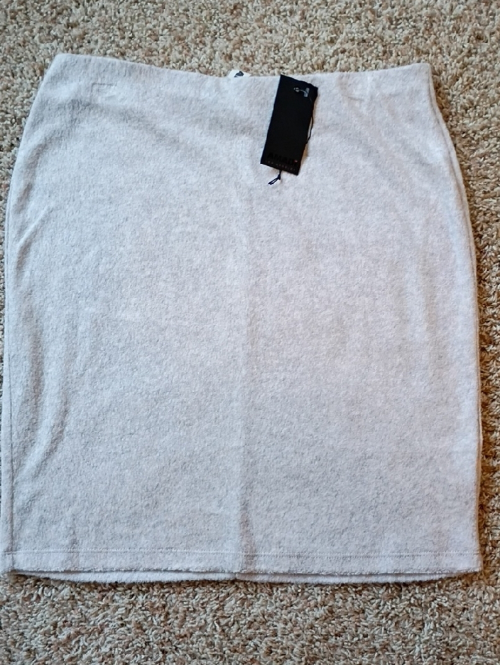 Anthropology Brand, Amadi Cream Pencil Skirt with Clean Silhouette